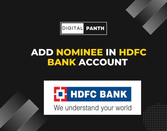 Add Nominee in HDFC Bank Account