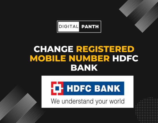 Update Mobile Number in HDFC Bank