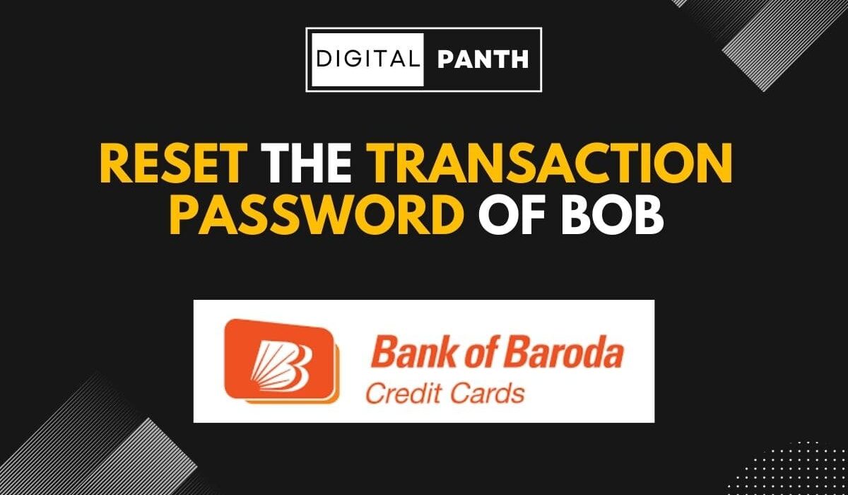 Reset The Transaction Password of BOB