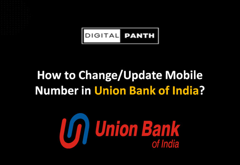 union bank of india mobile number change online by sms