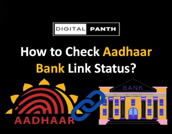 How to check about Aadhaar Bank link status.