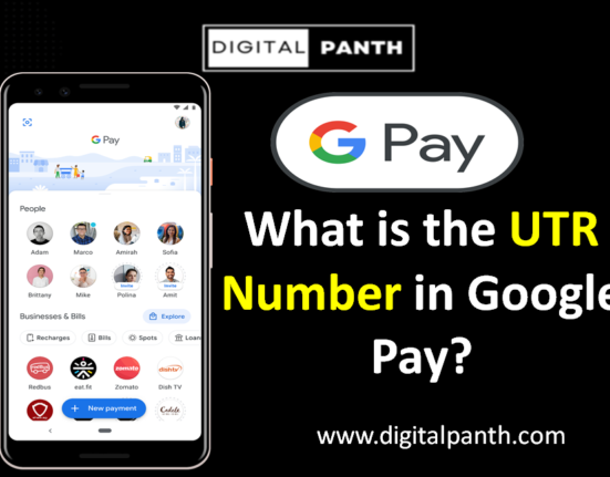 What is the UTR Number in Google Pay