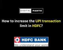 How to increase the UPI transaction limit in HDFC